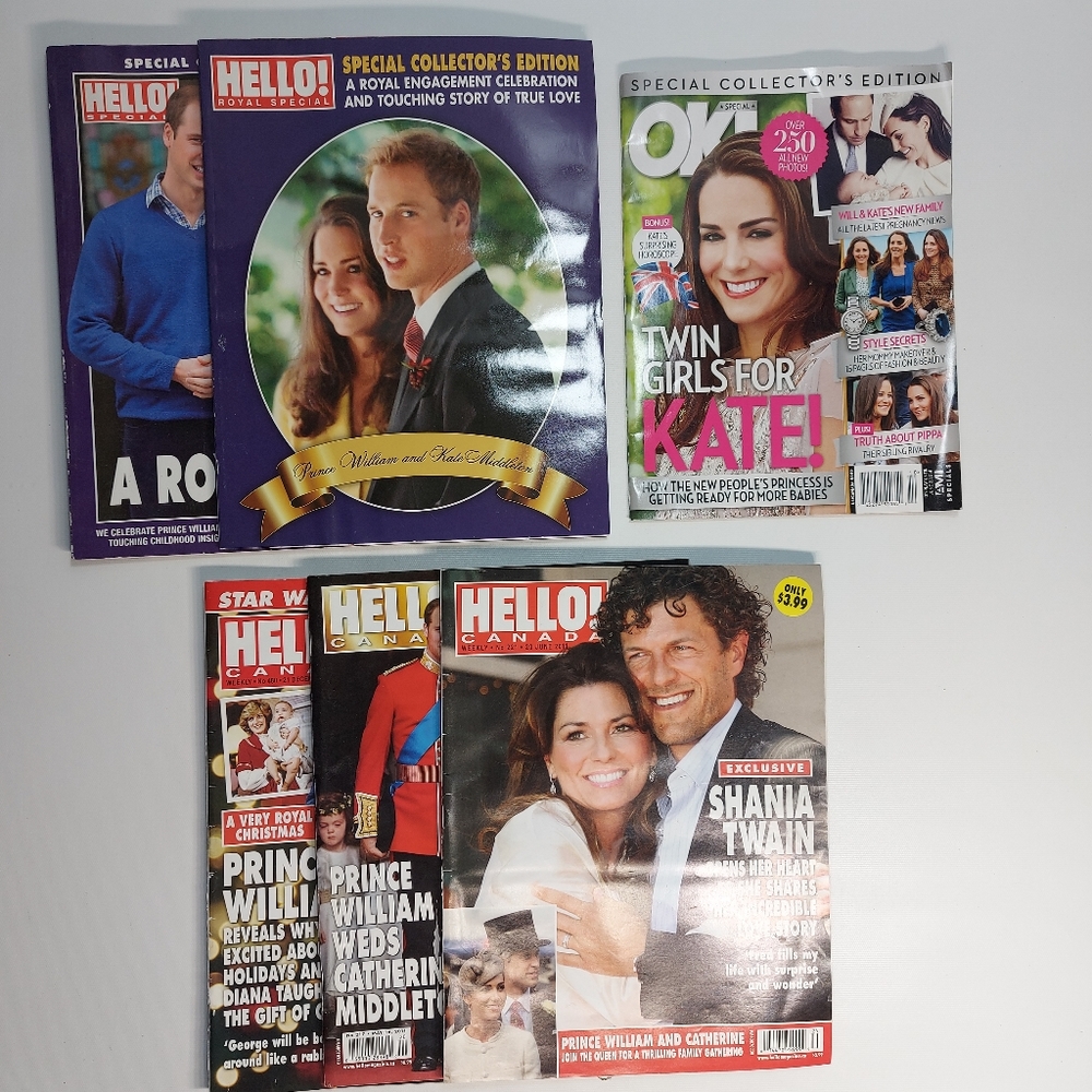 Hello Magazine + OK! Prince William & Kate Wedding Specials, More, 6
